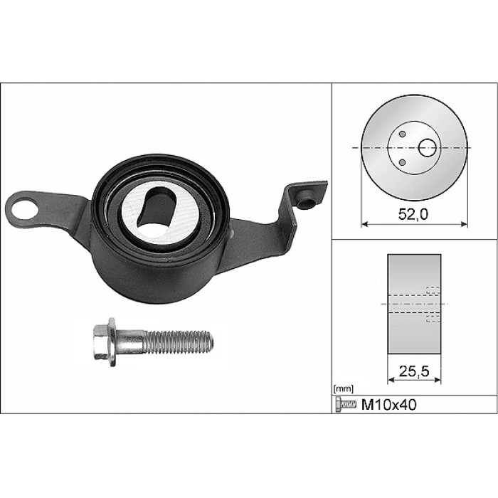INA 531 0225 10 Spannrolle, Zahnriemen