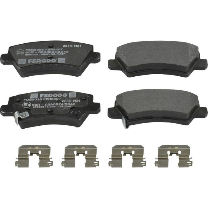 Ferodo FDB5036 Bremsbelagsatz, Scheibenbremse PREMIER ECO FRICTION Ferodo FDB5036 Bremsbelagsatz, Scheibenbremse PREMIER ECO FRICTION
