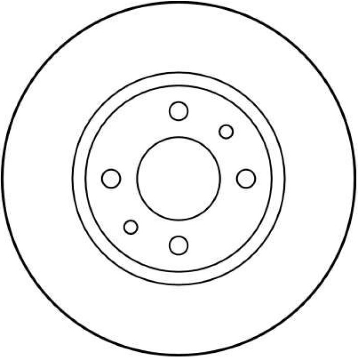 TRW DF2686 Bremsscheibe TRW DF2686 Bremsscheibe