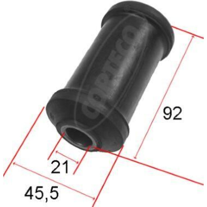 Corteco 21652918 Lagerung, Lenker Corteco 21652918 Lagerung, Lenker