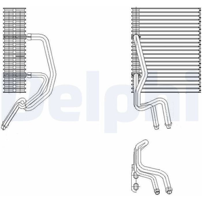 Delphi TSP0525177 Verdampfer, Klimaanlage Delphi TSP0525177 Verdampfer, Klimaanlage