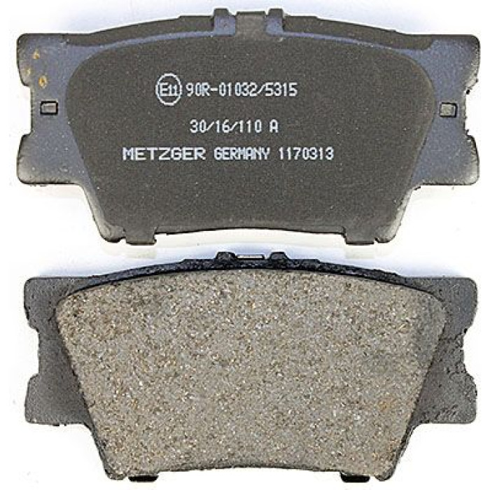 Metzger 1170313 Bremsbelagsatz, Scheibenbremse Metzger 1170313 Bremsbelagsatz, Scheibenbremse