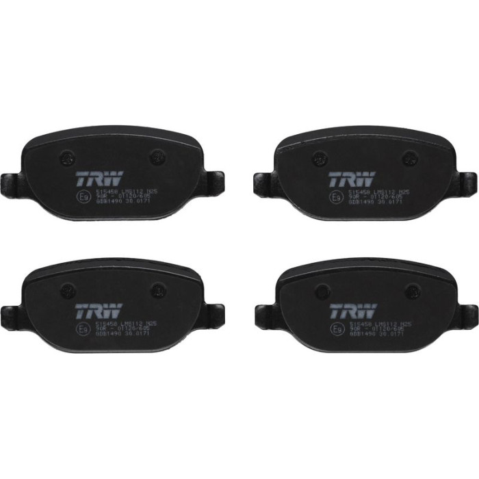 TRW GDB1490 Bremsbelagsatz, Scheibenbremse TRW GDB1490 Bremsbelagsatz, Scheibenbremse