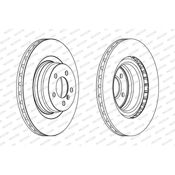 Ferodo DDF1435C-1 Bremsscheibe PREMIER Ferodo DDF1435C-1 Bremsscheibe PREMIER