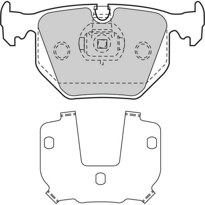 Valeo 598580 Bremsbelagsatz, Scheibenbremse Valeo 598580 Bremsbelagsatz, Scheibenbremse