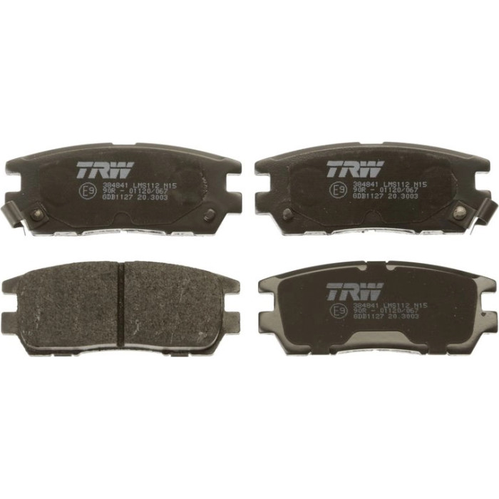 TRW GDB1127 Bremsbelagsatz, Scheibenbremse COTEC