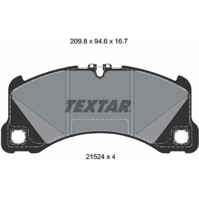 Textar 2152401 Bremsbelagsatz, Scheibenbremse Q+ Textar 2152401 Bremsbelagsatz, Scheibenbremse Q+