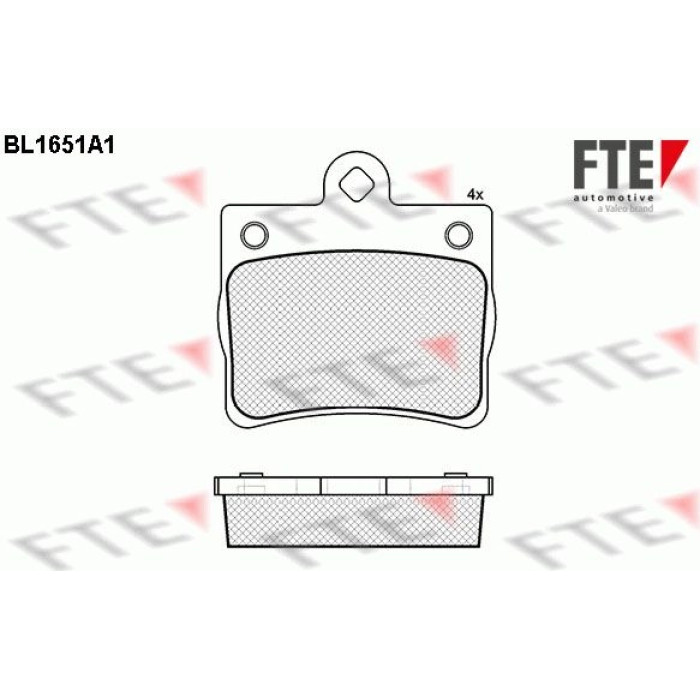 FTE 9010268 Bremsbelagsatz, Scheibenbremse FTE 9010268 Bremsbelagsatz, Scheibenbremse