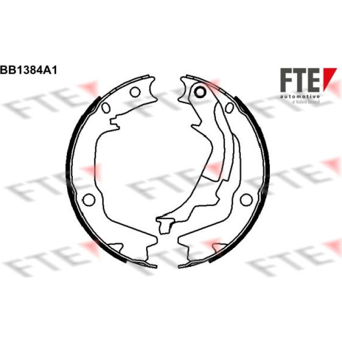 FTE 9100126 Bremsbackensatz, Feststellbremse FTE 9100126 Bremsbackensatz, Feststellbremse
