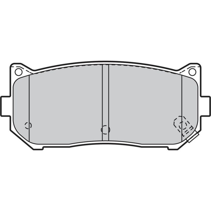 Valeo 598841 Bremsbelagsatz, Scheibenbremse