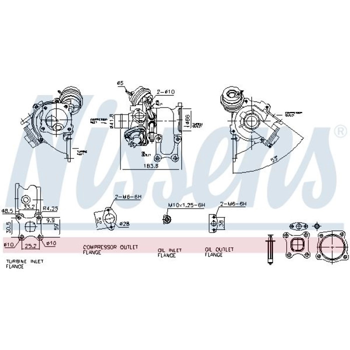 Nissens Turbolader 93278