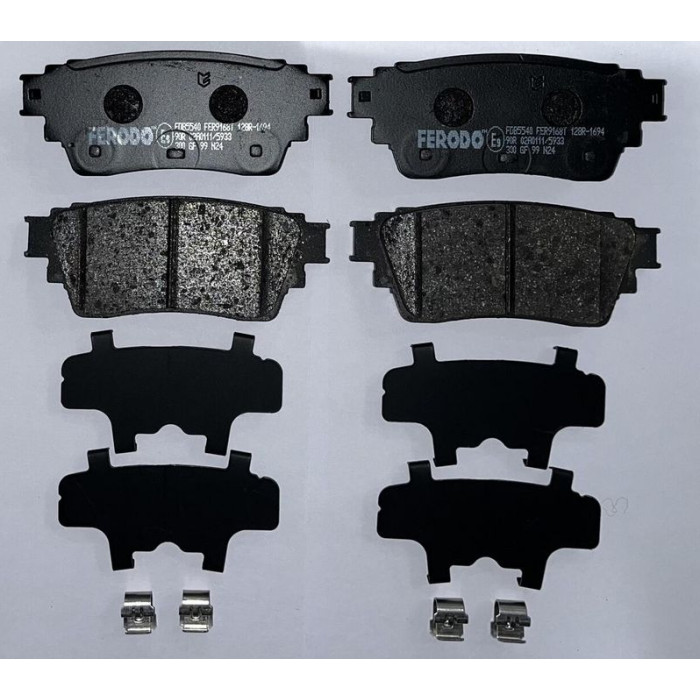 Ferodo FDB5540 Bremsbelagsatz, Scheibenbremse PREMIER ECO FRICTION Ferodo FDB5540 Bremsbelagsatz, Scheibenbremse PREMIER ECO FRICTION