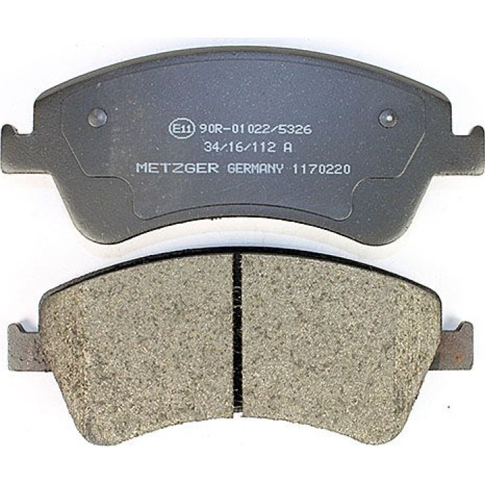 Metzger 1170220 Bremsbelagsatz, Scheibenbremse Metzger 1170220 Bremsbelagsatz, Scheibenbremse