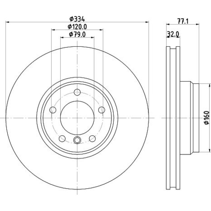 Hella 8DD 355 104-241 Bremsscheibe Hella 8DD 355 104-241 Bremsscheibe