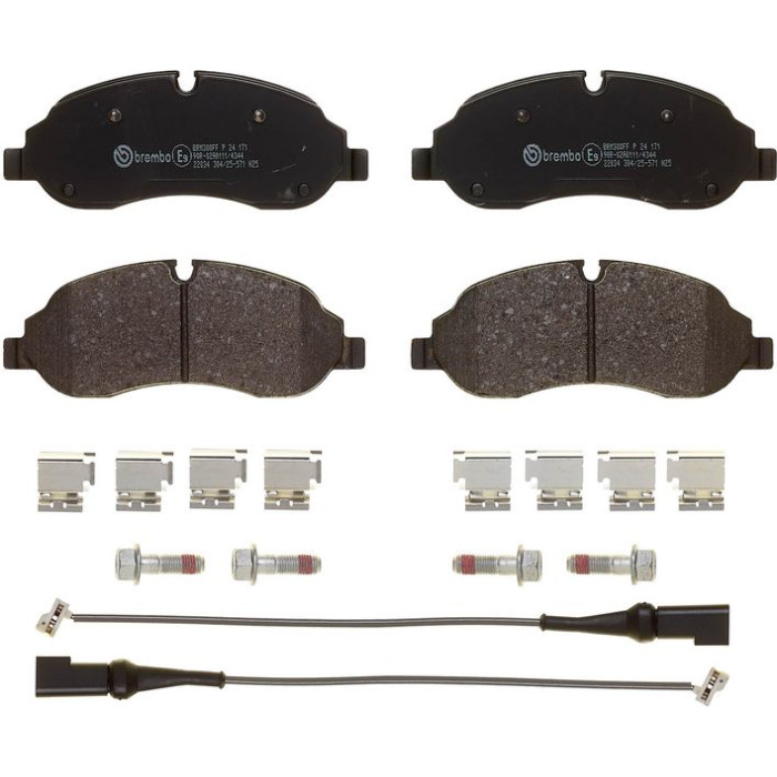 Brembo P 24 171 Bremsbelagsatz, Scheibenbremse PRIME LINE Brembo P 24 171 Bremsbelagsatz, Scheibenbremse PRIME LINE