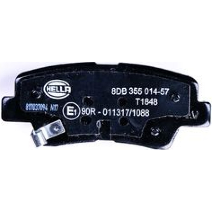 Hella 8DB 355 014-571 Bremsbelagsatz, Scheibenbremse