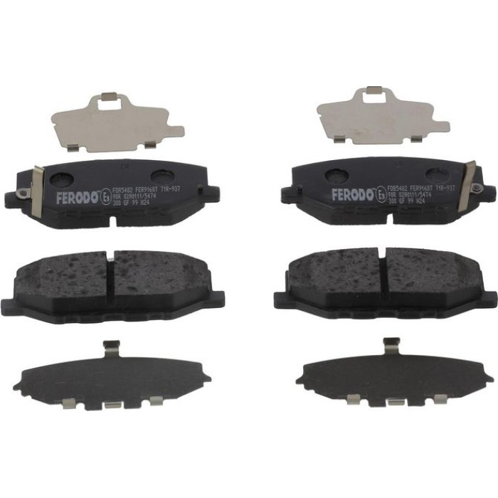 Ferodo FDB5482 Bremsbelagsatz, Scheibenbremse PREMIER ECO FRICTION Ferodo FDB5482 Bremsbelagsatz, Scheibenbremse PREMIER ECO FRICTION