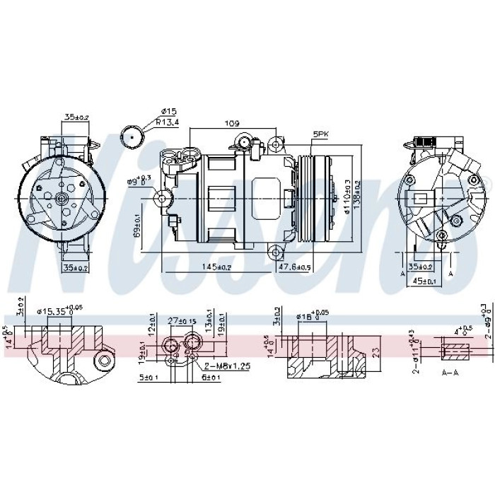 Nissens 89422 Kompressor, Klimaanlage FIRST FIT Nissens 89422 Kompressor, Klimaanlage FIRST FIT