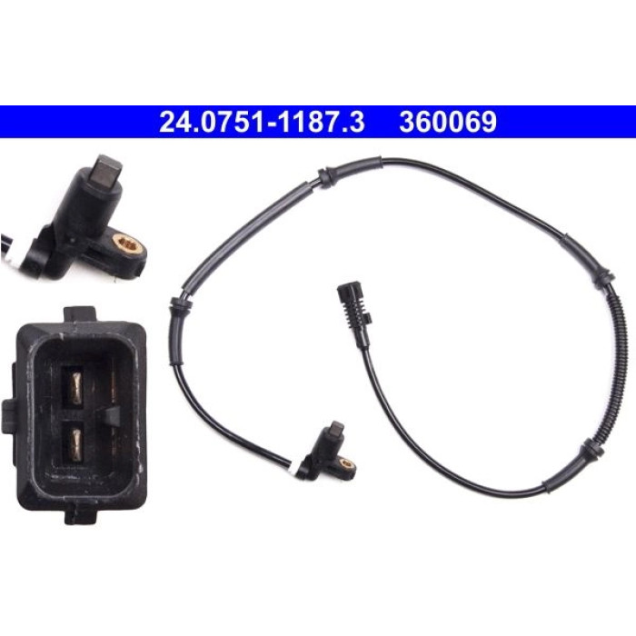 ATE 24.0751-1187.3 Sensor, Raddrehzahl ATE 24.0751-1187.3 Sensor, Raddrehzahl