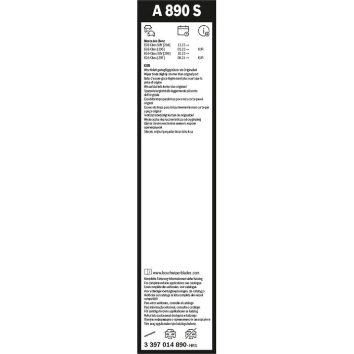 BOSCH 3 397 014 890 Wischblatt Aerotwin
