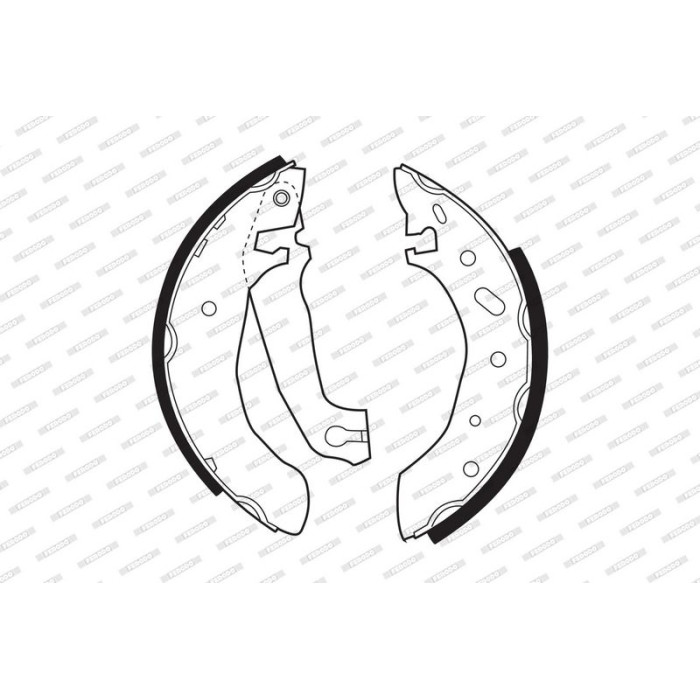 Ferodo FSB297 Bremsbackensatz PREMIER Ferodo FSB297 Bremsbackensatz PREMIER