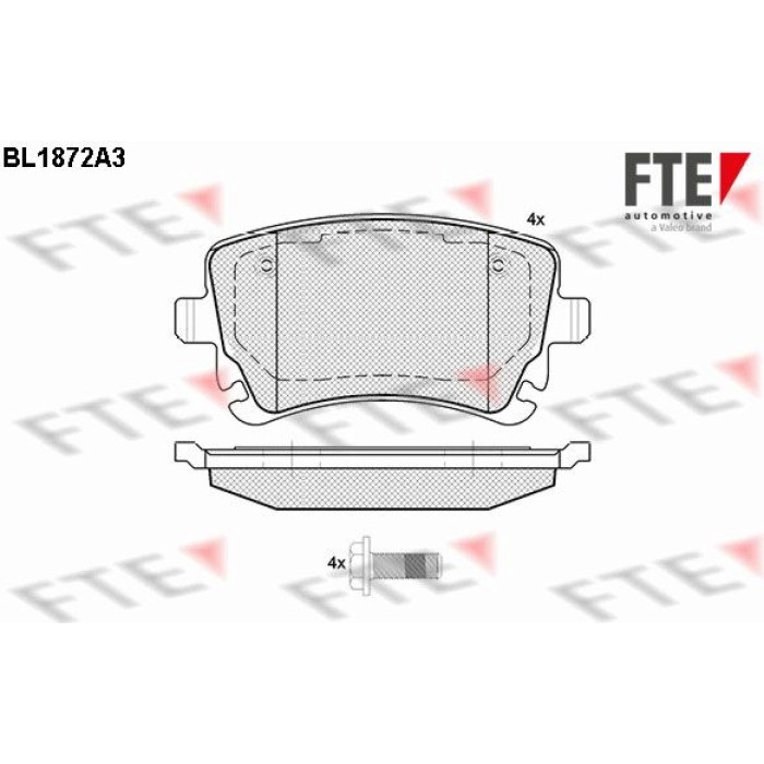 FTE 9010452 Bremsbelagsatz, Scheibenbremse FTE 9010452 Bremsbelagsatz, Scheibenbremse
