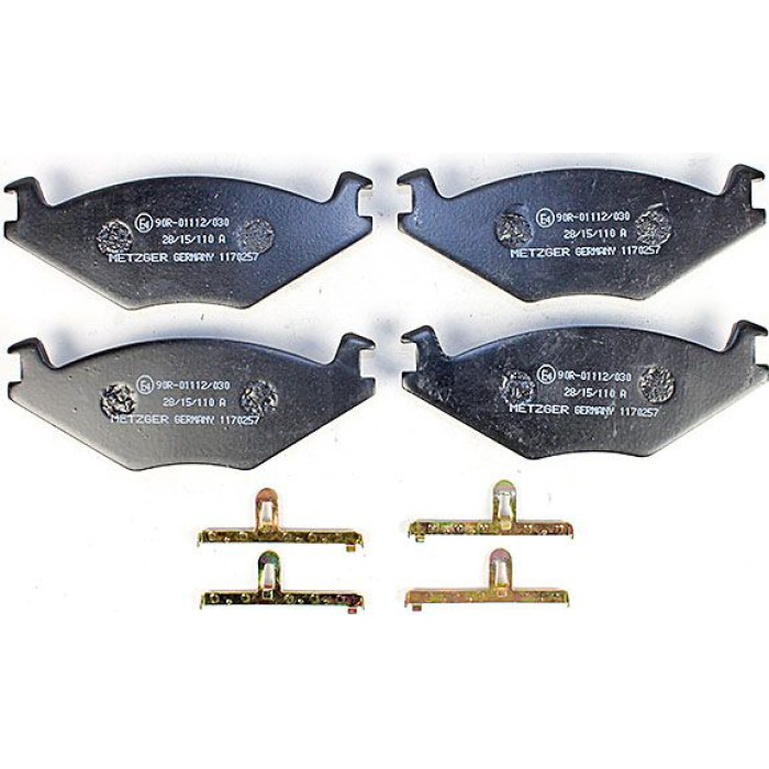Metzger 1170257 Bremsbelagsatz, Scheibenbremse Metzger 1170257 Bremsbelagsatz, Scheibenbremse