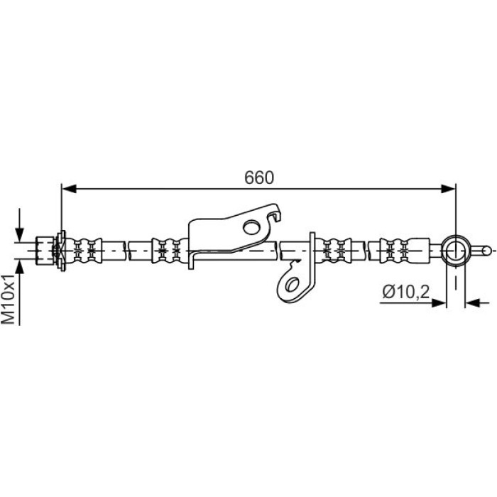 BOSCH 1 987 481 640 Bremsschlauch