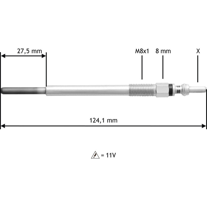 Glühkerze 345138