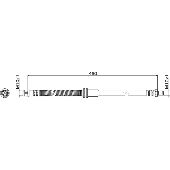 Metzger 4111483 Bremsschlauch Metzger 4111483 Bremsschlauch
