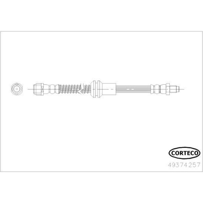 Corteco 49374257 Bremsschlauch