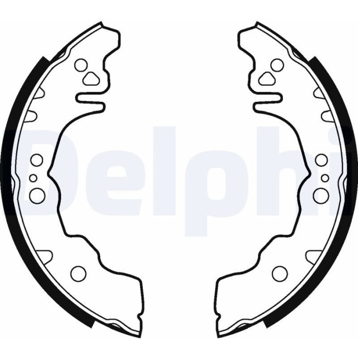 Delphi LS2023 Bremsbackensatz Delphi LS2023 Bremsbackensatz