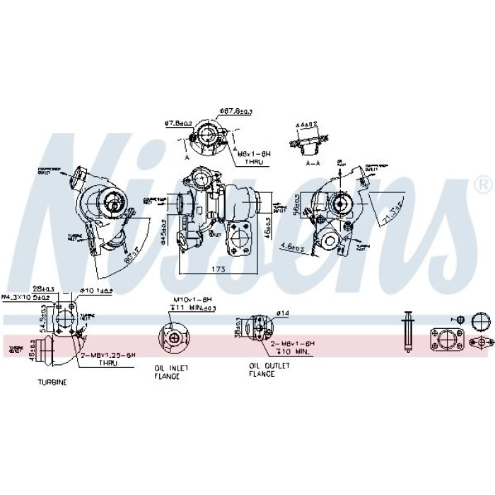 Nissens Turbolader 93061 Nissens Turbolader 93061