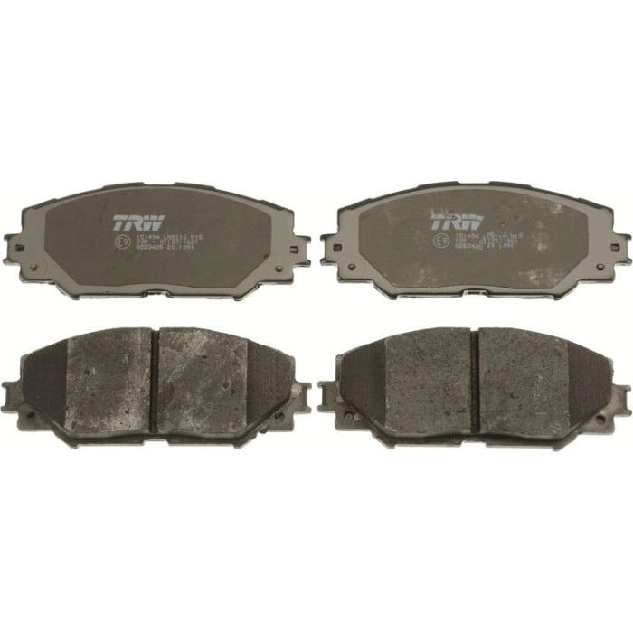 TRW GDB3425 Bremsbelagsatz, Scheibenbremse COTEC