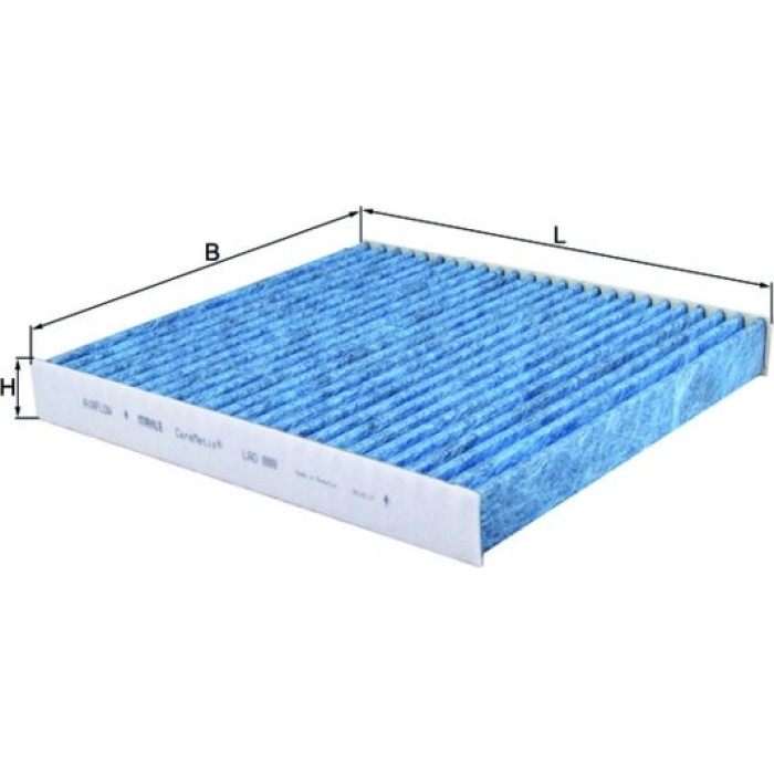 KNECHT LAO 888 Innenraumfilter Aktivkohlefilter mit antiallergischer Wirkung, CareMetix® KNECHT LAO 888 Innenraumfilter Aktivkohlefilter mit antiallergischer Wirkung, CareMetix®