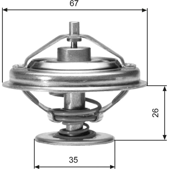 Thermostat, Kühlmittel TH01880G1 Thermostat, Kühlmittel TH01880G1