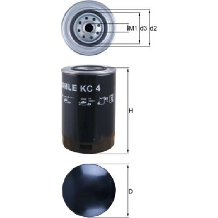 Knecht KC 4 Kraftstofffilter Knecht KC 4 Kraftstofffilter
