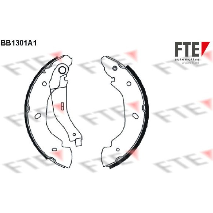 FTE 9100071 Bremsbackensatz FTE 9100071 Bremsbackensatz