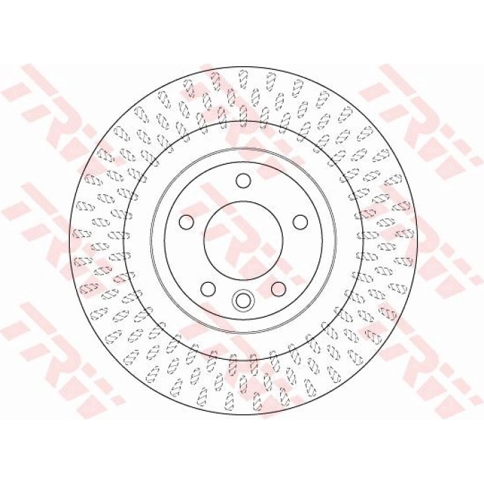TRW DF6528S Bremsscheibe SINGLE