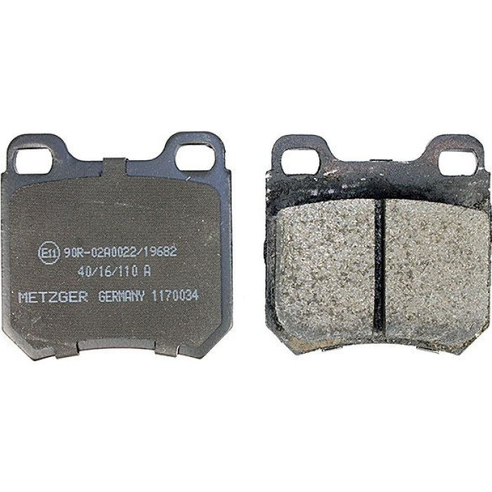 Metzger 1170034 Bremsbelagsatz, Scheibenbremse Metzger 1170034 Bremsbelagsatz, Scheibenbremse