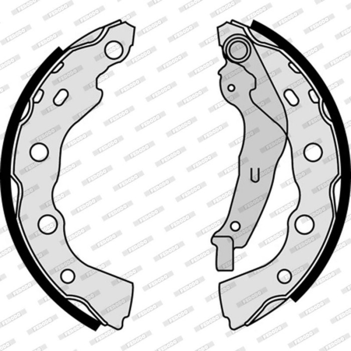 Ferodo FSB616 Bremsbackensatz PREMIER Ferodo FSB616 Bremsbackensatz PREMIER