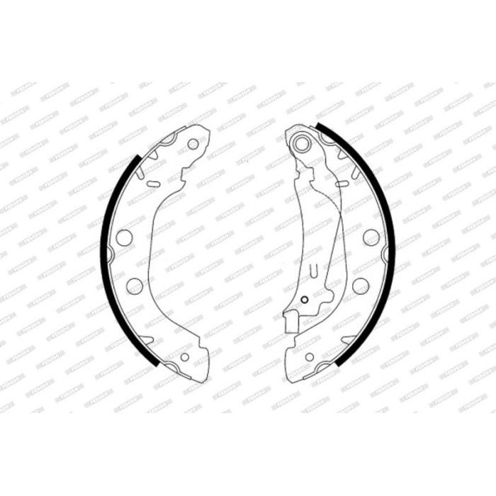 Ferodo FSB577 Bremsbackensatz PREMIER Ferodo FSB577 Bremsbackensatz PREMIER