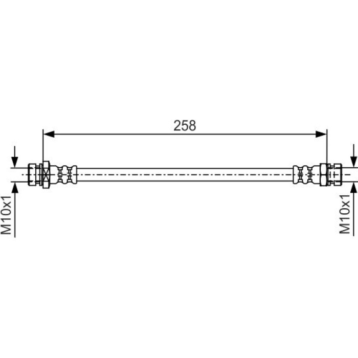 BOSCH 1 987 481 725 Bremsschlauch