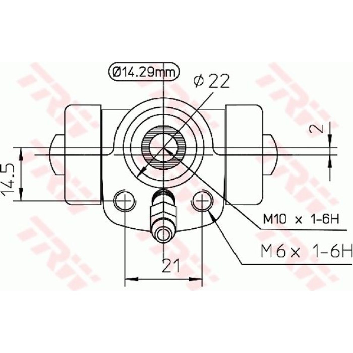 TRW BWA108 Radbremszylinder TRW BWA108 Radbremszylinder
