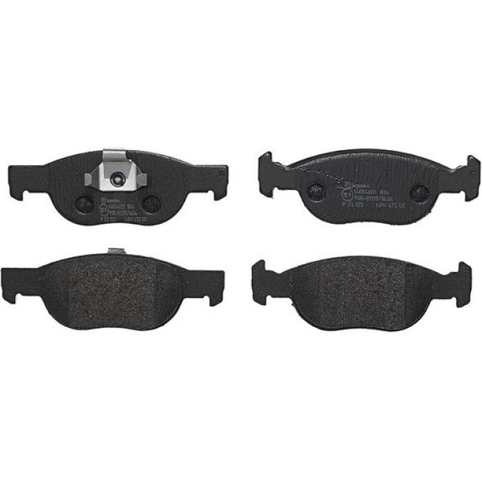 Brembo P 23 125 Bremsbelagsatz, Scheibenbremse PRIME LINE Brembo P 23 125 Bremsbelagsatz, Scheibenbremse PRIME LINE