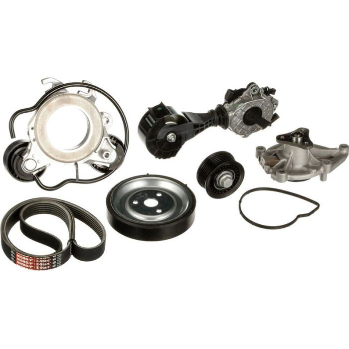 Gates KP16PK797EST Wasserpumpe + Keilrippenriemensatz Micro-V® E-START™