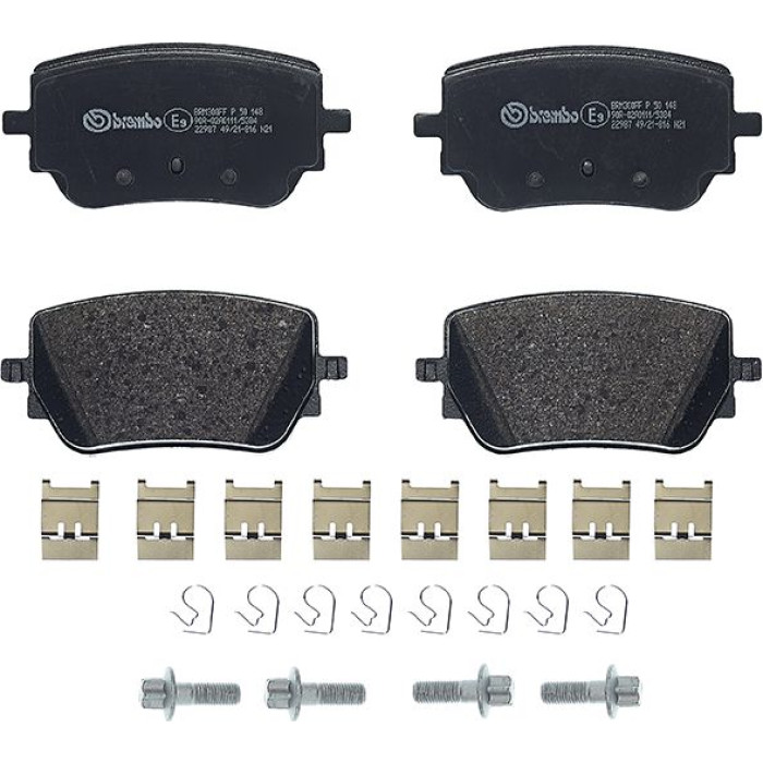 Brembo P 50 148 Bremsbelagsatz, Scheibenbremse PRIME LINE Brembo P 50 148 Bremsbelagsatz, Scheibenbremse PRIME LINE