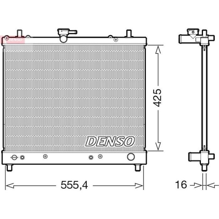 Denso DRM35006 Kühler, Motorkühlung Denso DRM35006 Kühler, Motorkühlung