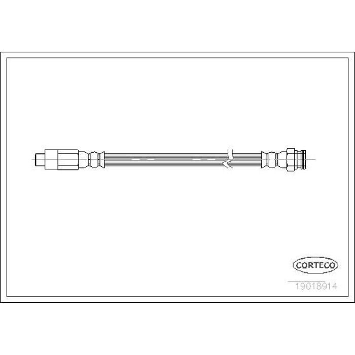 Corteco 19018914 Bremsschlauch