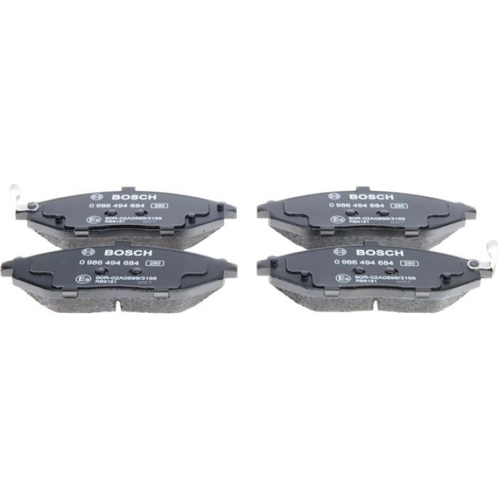 BOSCH 0 986 494 684 Bremsbelagsatz, Scheibenbremse BOSCH 0 986 494 684 Bremsbelagsatz, Scheibenbremse